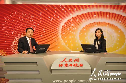 十八大代表、牡丹江市委书记张晶川做客人民网