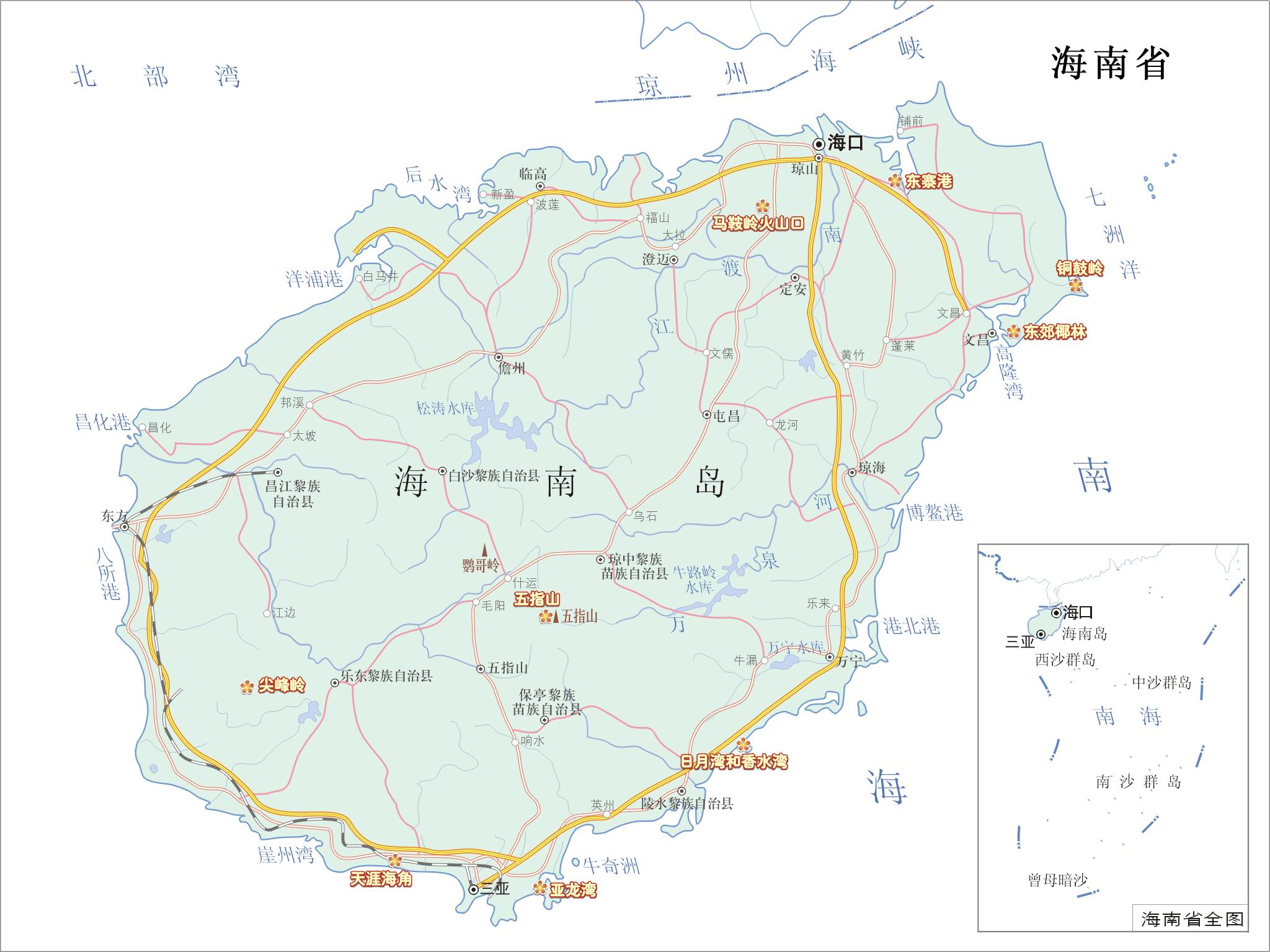 中国省区地图