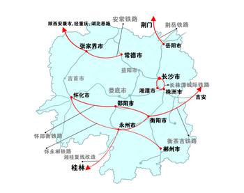 湖南省将添7条铁路干线 304亿铺建长株潭城际