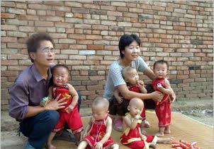 河南农民为5胞胎取名谐音北京欢迎你--地方--人