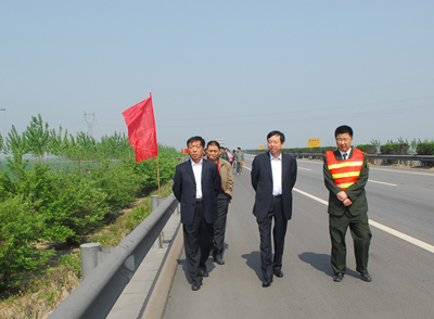 河北省交通厅公路局在青银处召开全省市管高速
