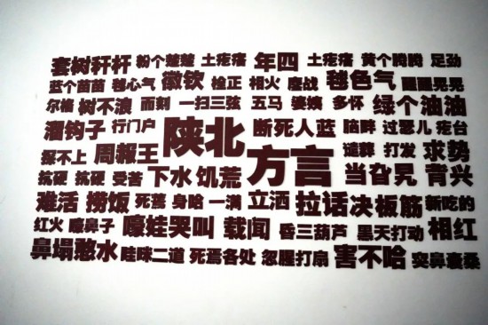 趣味横生的“方言墙”。人民网记者 孙挺 摄