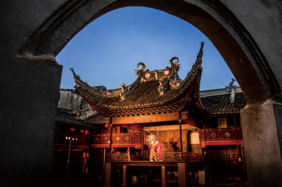 宁海古戏台。宁海县委宣传部供图